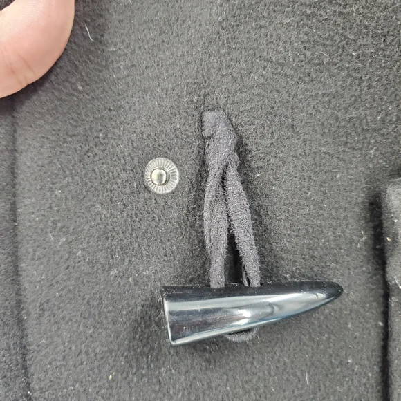 New England Mackintosh black hooded coat XL - Picture 6 of 14